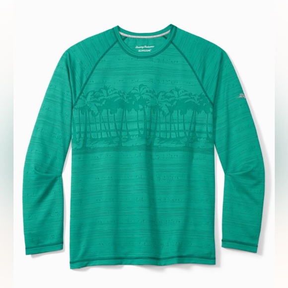 NWT TOMMY BAHAMA Palm Boulevard IslandZoneÂ® Long-Sleeve Crew - Picture 3 of 5